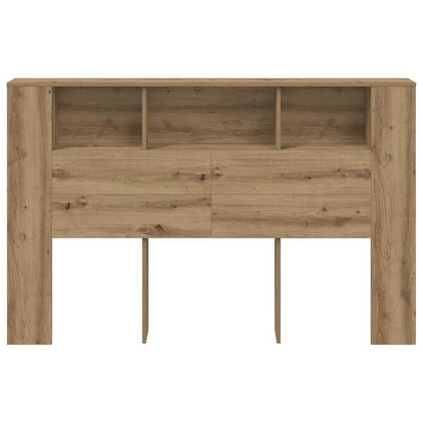 vidaXL Headboard Cabinet Artisan Oak 160x18.5x103.5 cm Engineered Wood