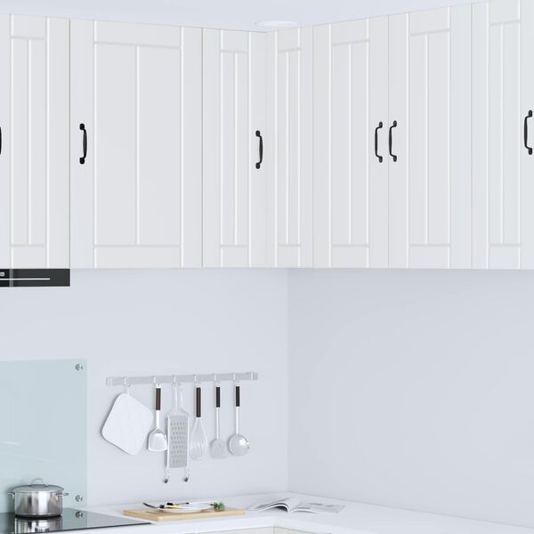 vidaXL Dishwasher Panel Lucca White 57 x 57 x 80 cm Engineered Wood