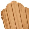 vidaXL Adirondack Chair 2 pcs Brown 78 x 77 x 95 cm Solid Teak Wood