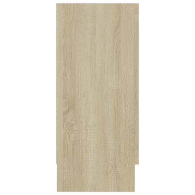 vidaXL Sideboard Sonoma Oak 120x30.5x70 cm Engineered Wood