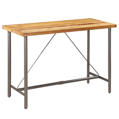 vidaXL Bar Table Solid Reclaimed Teak 150x70x106 cm