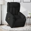 vidaXL Electric Stand up Massage Recliner Chair Black Faux Leather
