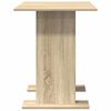 vidaXL Dining Table Sonoma Oak 110x60x75 cm Engineered Wood