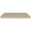 vidaXL Floating Wall Shelves 2 pcs Oak 60x23.5x3.8 cm MDF