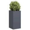 vidaXL Planter Anthracite 40x40x80 cm Cold-rolled Steel