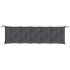vidaXL Garden Bench Cushion Anthracite 180x50x7 cm Oxford Fabric