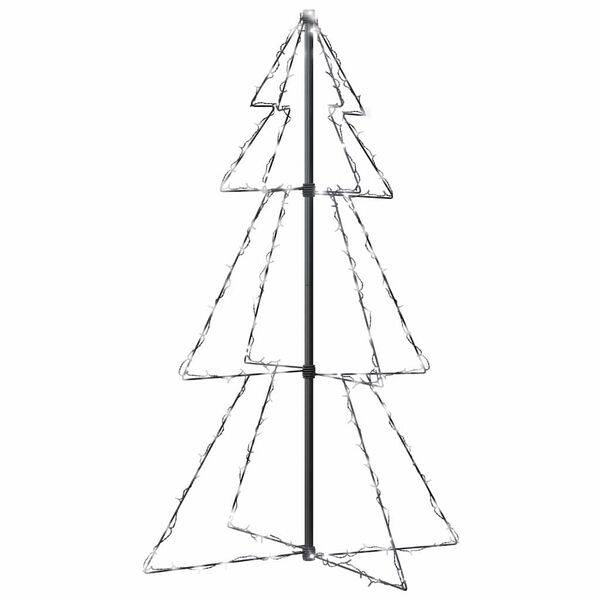 vidaXL Christmas Cone Tree 160 LEDs Indoor and Outdoor 78x120 cm