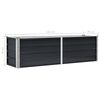 vidaXL Garden Raised Bed Anthracite 160x40x45 cm Galvanised Steel
