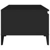 vidaXL Coffee Table Black 90x50x36.5 cm Engineered Wood