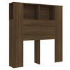 vidaXL Headboard Cabinet Brown Oak 100x18.5x102.5 cm
