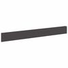 vidaXL Lawn Edging 20 pcs 100 x 12 cm Steel Black