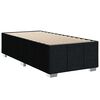 vidaXL Box Spring Bed with Mattress Black King Single Fabric