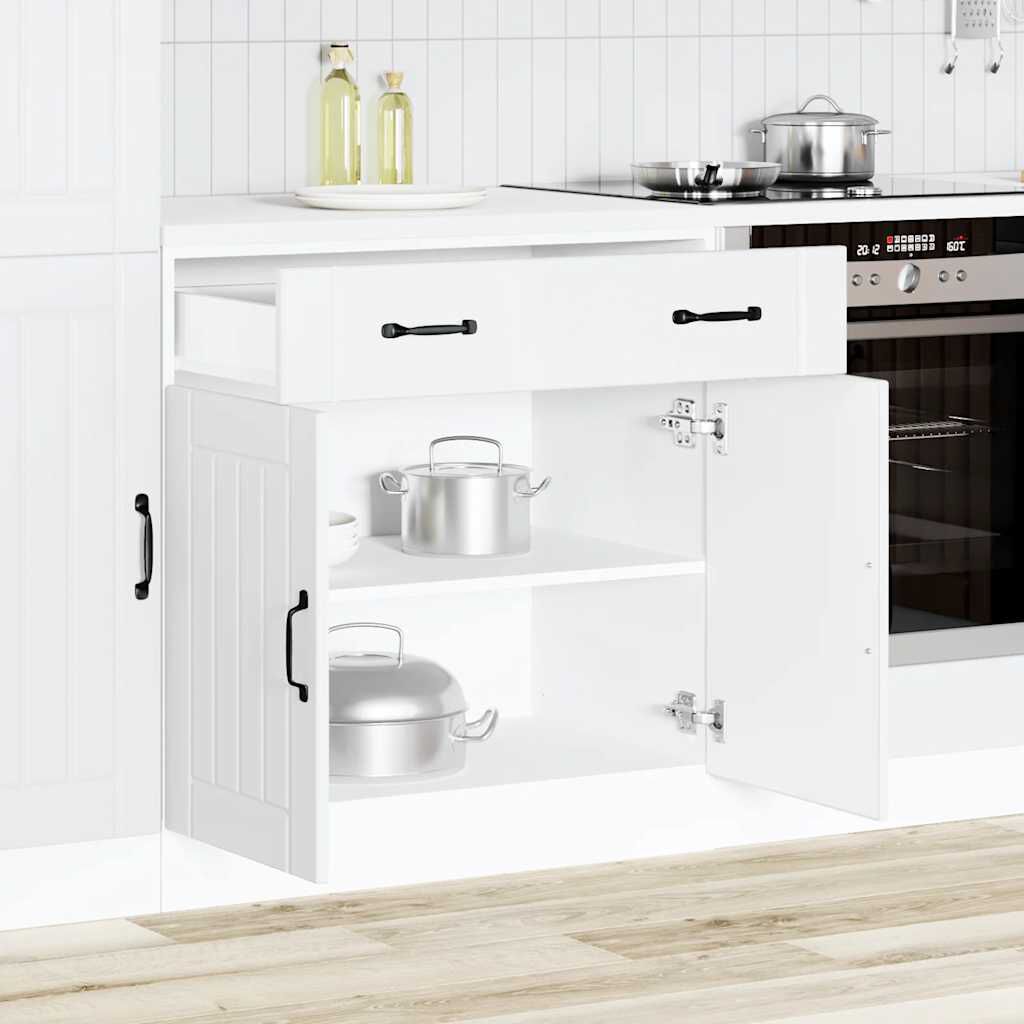 VidaXL Lucca White Dishwasher Panel - Engineered Wood | WhichOne