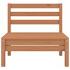 vidaXL 3 Piece Garden Lounge Set Honey Brown Solid Pinewood
