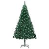vidaXL Artificial Christmas trees Warm White PVC and Steel and Plastic
