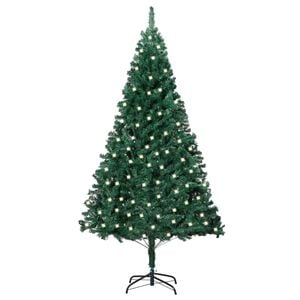 vidaXL Artificial Christmas trees Warm White PVC and Steel and Plastic