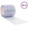 vidaXL Door Curtain Transparent 200 mmx1.6 mm 10 m PVC