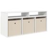 vidaXL Lowboard with Drawer White 102 x 32 x 48.5 cm