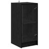 vidaXL Sideboard Black oak 35 x 37 x 76 cm Engineered Wood