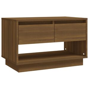 vidaXL TV Cabinet | Brown Oak | Engineered Wood | TV Cabinet | Rectangular