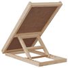 vidaXL Dog Ramp Grey 70x35 cm Solid Wood Fir