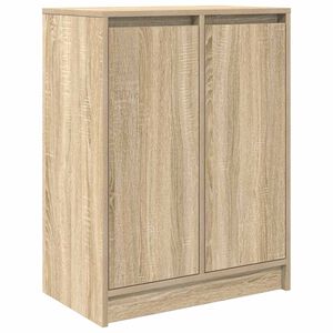 vidaXL Sideboard Sonoma Oak 57x34x76 cm Engineered Wood