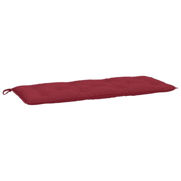 vidaXL Garden Bench Cushion Wine Red 120x50x7 cm Oxford Fabric