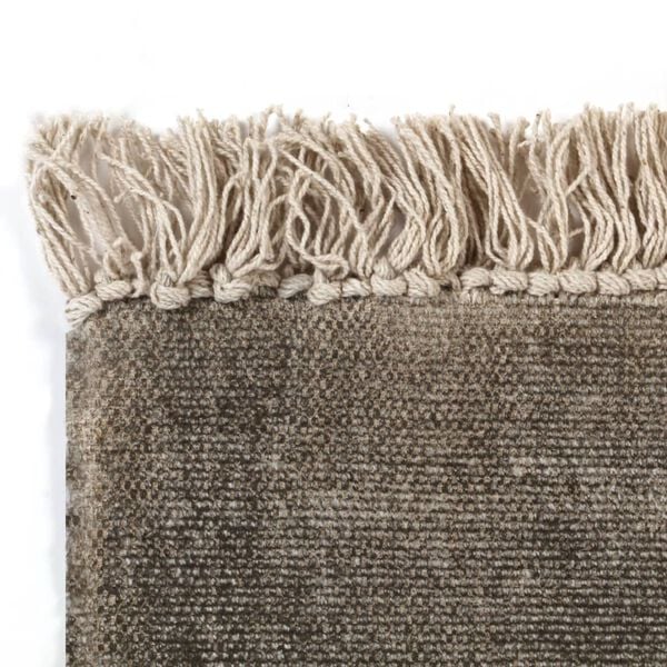 vidaXL Kilim Rug Cotton 160x230 cm Taupe