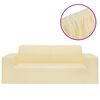 vidaXL Couch Slipcover | Cream | Polyester Jersey | 145-185 cm