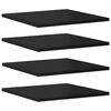 vidaXL Bookshelf Boards 8 pcs High Gloss Black 40x40x1,5 cm Engineered Wood