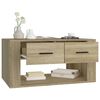 vidaXL Coffee Table Sonoma Oak 80x50x40 cm Engineered Wood