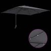 vidaXL Garden Parasol Anthracite 248.5 x 247.5 x 160 cm