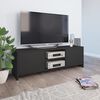 vidaXL TV Cabinet Grey 120x30x37.5 cm Engineered Wood