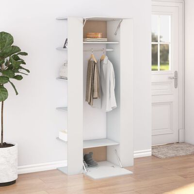 vidaXL Hallway Cabinet White 97.5x37x99 cm Engineered Wood