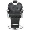 vidaXL Barber Chair Black 72x68x98 cm Faux Leather