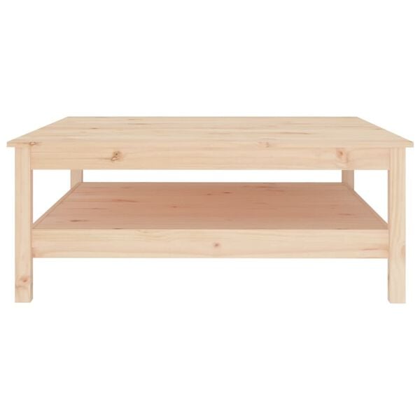 vidaXL Coffee Table 100x100x40 cm Solid Wood Pine