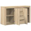 vidaXL Sideboard Sonoma Oak 120 x 36 x 69 cm Engineered Wood