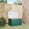 vidaXL Garden Storage Box Green 109x67x65 cm