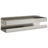 vidaXL Shower Shelf 23x6,5x6 cm Brushed 304 Stainless Steel