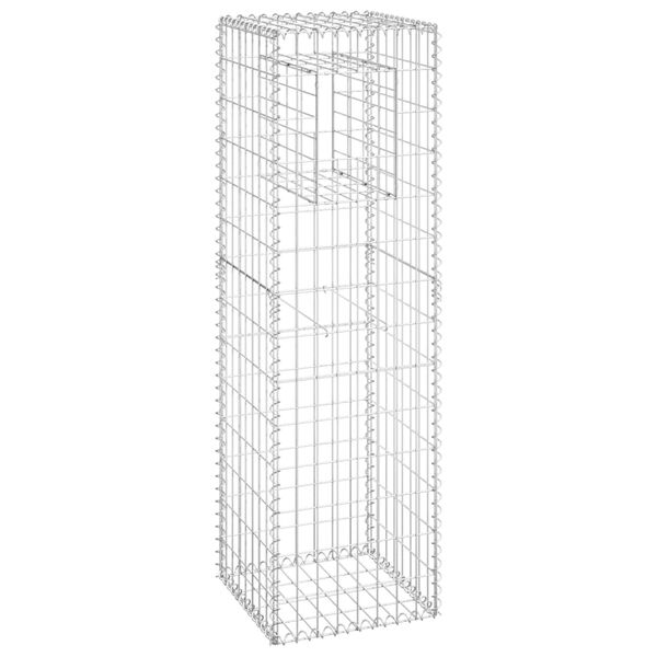 vidaXL Gabion Basket Post 40x40x140 cm Iron