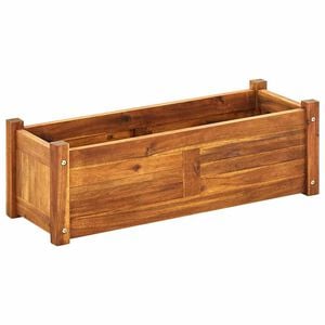 vidaXL Raised Bed | Warm Rustic | Acacia Wood | Large | Raised Bed | Rectangular