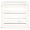 vidaXL Storage Box White 89x36.5x33 cm Solid Wood Pine