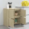 vidaXL Sideboard Sonoma Oak 70x41x75 cm Engineered Wood