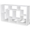 vidaXL Wall Shelf | White | Melamine faced Engineered wood | Medium | Wall Shelf