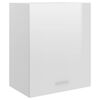 vidaXL Hanging Cabinet Lyon High Gloss White 50x31x60 cm Engineered Wood