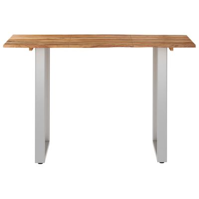 vidaXL Dining Table 118x58x76 cm Solid Acacia Wood