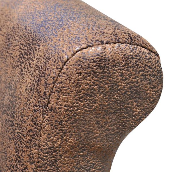 vidaXL Dining Chairs 6 pcs Brown Faux Leather