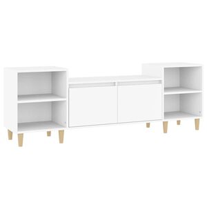 vidaXL TV Cabinet White 160x35x55 cm Engineered Wood