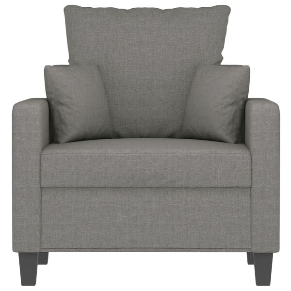 vidaXL Sofa Chair Dark Grey 60 cm Fabric