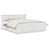 vidaXL Bed Frame with Headboard White 180 x 200 cm Engineered Wood